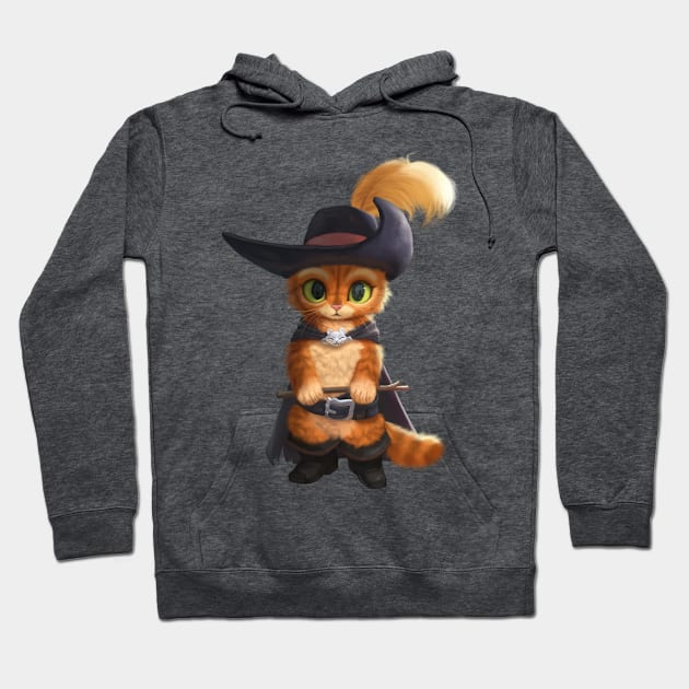 Puss in Boots Hoodie by silverfox5213